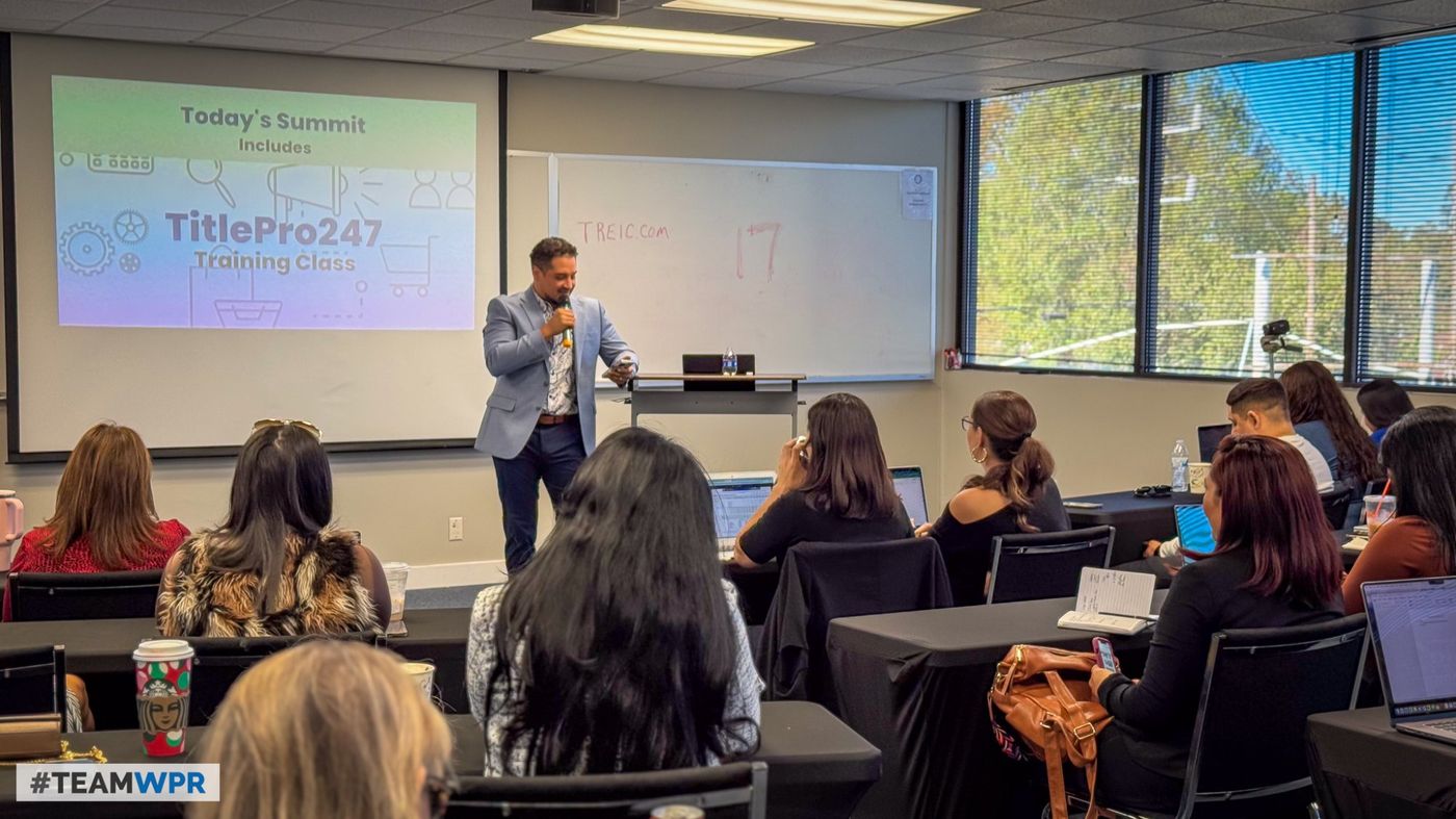 BET Training Session — White Picket Realty agents in the room